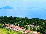 Strände am Balaton / Wasserwelt - Luftaufnahme Strand/landschaft Balatongyörök